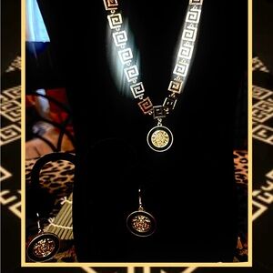 Luxury Givenchy-Inspired Gold Lion Head Necklace Set, Classy, Fierce & Fabulous!